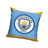 MANCHESTER CITY FC Vankúšik Manchester City, velúrový, svetlomodrý, 40×40 cm