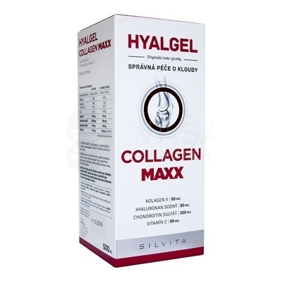 Hyalgel Collagen Maxx 500 ml roztok pomaranč