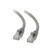 C2G Cat5e Booted Unshielded (UTP) Network Patch Cable - Patch kabel - RJ-45 (M) do RJ-45 (M) - 1 m - UTP - CAT 5e - lisovaný, provedení bez hrbolků, licna - šedá