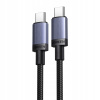 Kábel Ugreen USB typ C - USB typ C 1 m sivý