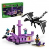 LEGO Minecraft 21264 Drak z Enderu a loď z Endu