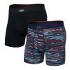 Pánska súprava boxeriek Saxx Vibe Xtra Boxer Brief Fly 2Pk Rough Terrain/Black Xl