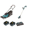 Makita DLM432+DUR193 Aku set aku kosačka a aku vyžínač Li-ion 2x 18V LXT 2x5 Ah