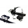 Solight Solight nabíjacia LED cyklo a čelová lampa, 1100lm, 2x Cree XML-T6 LED, Li-Ion