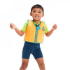 Speedo Learn to Swim Float Vest Oran/Aquar/Blk 4-6YR