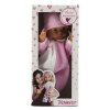 Bábika/Baby Hamiro 40cm, celotelová biela + čiapočka ružová
