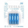 TESLA BLUE+ Zinc Carbon baterie AAA (R03, mikrotužková, blister) 4 ks 15030420