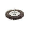 Kefa okružná so stopkou vlnitá, pomosadzený drôt 0,3mm, 100mm, stopka pr.6mm, EXTOL CRAFT 17055