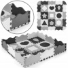 Mata piankowa puzzle Jolly 3x3 Shapes - Grey (Odolná ohrádka puzzle penová podložka Jolly 3x3 Milly Mally tvarov)