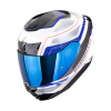 Moto SCORPION EXO-391 LEO bílo/modrá XS