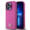 DKNY PU Leather Repeat Pattern Stack Logo Magsafe Apple iPhone 15 Pro DKHMP15LPSHRPSP Pink