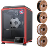 Creality 3D K1C 3D tlačiareň/AI kamera/600 mm/s rýchlosť tlače, možno tlačiť spotrebný materiál z uhlíkových vlákien, K1C Bayern Munich Edition, červená+ 2*1KG čierneho vysokorýchlostného PLA vlákna+