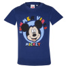 Mickey Mouse - licencia Chlapčenské tričko - Mickey Mouse 169, tmavo modré Farba: Modrá tmavo, Veľkosť: 98