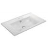 AQUALINE ZUNO 75 x 45cm umývadlo nábytkové hranaté, s otvorom, s prepadom, 9075