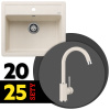 BLANCO SET 07-C 25 LEGRA 6 + MIDA biela soft