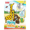 JIRI MODELS 3410-8 ZOO, Maľuj vodou A4