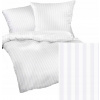 Posteľné obliečky - Sada podstielky KAM-POL 160 cm x 200 50x70cm (Hotel Bedding Damask 160x200 cm + 50x70x2)