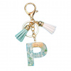 Gaira® Prívesok na kľúče a kabelku 30814 Blue, Písmeno P
