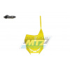 UFO Tabuľka predná Suzuki RMZ450/18-26 + RMZ250/19-26 - farba žltá