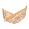 La Siesta COLIBRI 3.0 CAMO DOUBLE - cestovná hojdacia sieť s jednoduchým závesným systémom, 100% polyamid / laná: 100% polyester / hák: letecký hliník