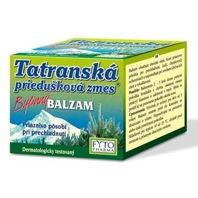 Fyto Tatranská priedušková zmes Bylinný balzam 40 g prsný balzam