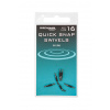 DRENNAN Rychlovýmenný obratlík Quick Snap Swivels vel. 16, 6ks