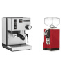 Rancilio Silvia BC + Eureka Mignon Specialita, CR ferrari red