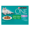 Purina One kapsička pre mačky Indoor tuniak, fazuľky, teľa, mrkva 4 x 85 g