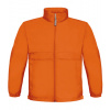 B&C Jacket Sirocco Detská jarná bunda JK950 Orange 3/4 (98/104)