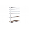 Policový regál Trestles RH 1800x1200x600, nosnosť 2100 kg, 6 políc Farba: biela, Typ police: drevená MDF 5,4 mm