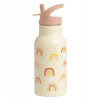 A Little Lovely Company - nerezová fľaša na pitie, 350 ml - dúha