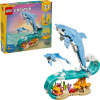 LEG LEGO CREATOR Morské živočíchy: Krásne delfíny 3v1 31385 STAVEBNICE