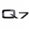 Čierny znak Audi Q7 Sport Logo pečiatka dozadu (Čierny znak Audi Q7 Sport Logo pečiatka dozadu)