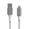 Belkin Lightning Smart LED kabel, 1,2m, bílý - odolný CAA007bt04WH