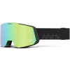100% Snowcraft - Black/HIPER Grey-Blue w/ Green ML Mirror +HIPER Pink w/Turquoise ML Mirror uni