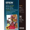 EPSON paper 10x15 - 183g/m2 - 20 sheets - value glossy photo paper C13S400037
