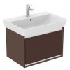Ideal Standard E0847VY Connect Air skrinka pod umývadlo CUBE 65cm-(matný tmavý hnedý lak) E0847VY