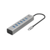 USB rozbočovač i-Tec C31HUBMETAL703