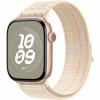 Originálne Apple prevliekací športový remienok Nike pre Apple Watch Ultra 49mm / 46mm / 45mm / 44mm / 42mm - hviezdne biely MYJE3ZM/A - možnosť vrátiť tovar ZADARMO do 30tich dní