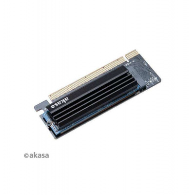 Adaptér AKASA M.2 Karta adaptéra SSD na PCIe s chladičom (AK-PCCM2P-05)
