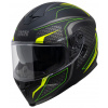 Integrální helma iXS iXS1100 2.4 X14088 matně černá-neonově žlutá 2XL