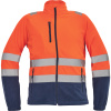 SEVILLA HV FLEECE mikina pracovné oblečenie - oranžová-navy, 3XL