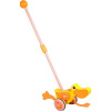 Teddies strkadlo Kačenka 55cm tlačící s tyčkou v krabici 20x29x13cm