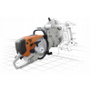 Píla na - Stihl GEISMAR MTZ350 Rezačka koľajníc Železničná píla (Píla na - Stihl GEISMAR MTZ350 Rezačka koľajníc Železničná píla)