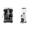 Profitec PRO 400, black + Eureka Atom Specialty 75, white