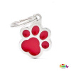 My Family Gravírovaný prívesok Red Pawprint 1 ks