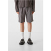 Lost Youth Double Pleated Dressed Shorts - grey 31