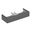 Geberit iCon - Skrinka pod dvojumývadlo 1200 mm, 2 zásuvky, lávová 841121000