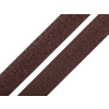 Galanterka Suchý zip háček + plyš šíře 20 mm METRÁŽ - (161) hnědá