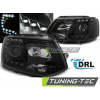 Tuning-tec Predné svetlomety TRUE DRL BLACK pasujú na VW T5 2010-2015